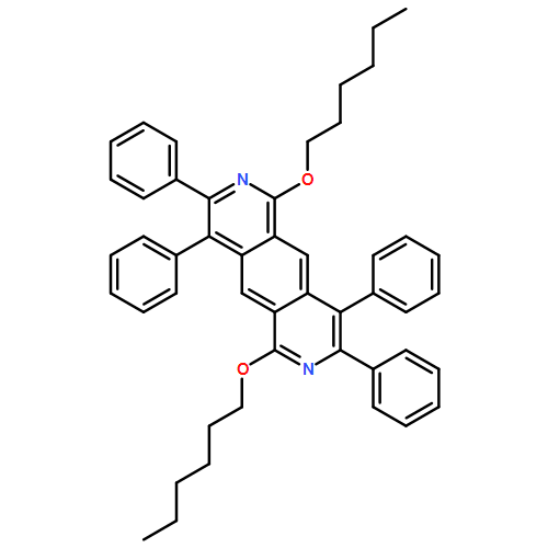 Pyrido[3,4-g]isoquinoline, 1,6-bis(hexyloxy)-3,4,8,9-tetraphenyl-