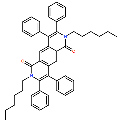 Pyrido[3,4-g]isoquinoline-1,6-dione, 2,7-dihexyl-2,7-dihydro-3,4,8,9-tetraphenyl-