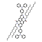 Isoquino[6,7,8,1-lmna]pyrido[4,3,2-gh][3,8]phenanthroline-5,11-dione, 2,8-bis[4-(diphenylamino)phenyl]-4,10-dihydro-4,10-bis(2-octyldodecyl)-