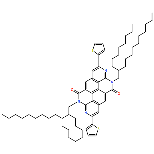 Isoquino[6,7,8,1-lmna]pyrido[4,3,2-gh][3,8]phenanthroline-5,11-dione, 4,10-dihydro-4,10-bis(2-octyldodecyl)-2,8-di-2-thienyl-