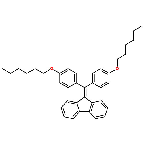 9H-Fluorene, 9-[bis[4-(hexyloxy)phenyl]methylene]-