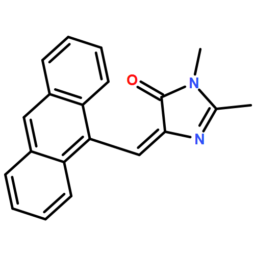 4H-Imidazol-4-one, 5-(9-anthracenylmethylene)-3,5-dihydro-2,3-dimethyl-, (5Z)-