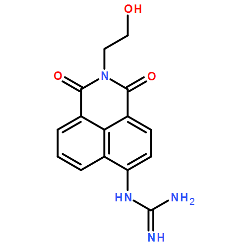 Guanidine, N-[2,3-dihydro-2-(2-hydroxyethyl)-1,3-dioxo-1H-benz[de]isoquinolin-6-yl]-