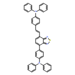 Benzenamine, 4-[(1E)-2-[7-[4-(diphenylamino)phenyl]-2,1,3-benzothiadiazol-4-yl]ethenyl]-N,N-diphenyl-