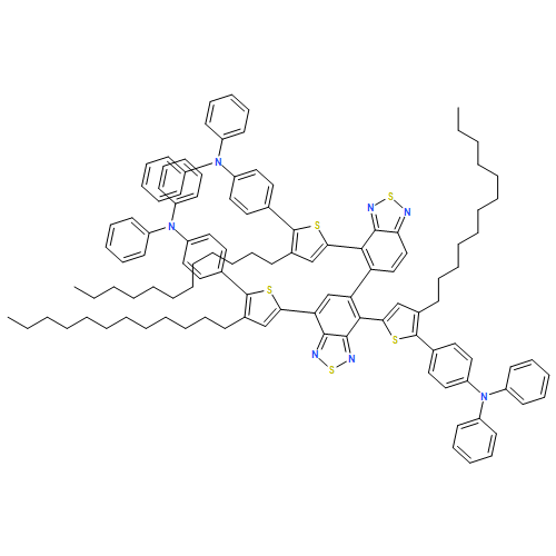 Benzenamine, 4,4',4''-[[5,5'-bi-2,1,3-benzothiadiazole]-4,4',7-triyltris(3-dodecyl-5,2-thiophenediyl)]tris[N,N-diphenyl-