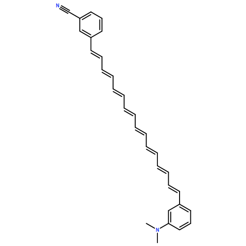 Benzonitrile, 3-[(1E,3E,5E,7E,9E,11E,13E,15E)-16-[3-(dimethylamino)phenyl]-1,3,5,7,9,11,13,15-hexadecaoctaen-1-yl]-