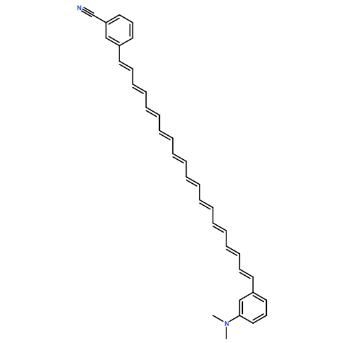 Benzonitrile, 3-[(1E,3E,5E,7E,9E,11E,13E,15E,17E,19E)-20-[3-(dimethylamino)phenyl]-1,3,5,7,9,11,13,15,17,19-eicosadecaen-1-yl]-