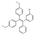 Benzene, 1-[2,2-bis(4-methoxyphenyl)-1-phenylethenyl]-3-bromo-