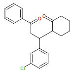 Cyclohexanone, 2-[(1R)-1-(3-chlorophenyl)-3-oxo-3-phenylpropyl]-, (2S)-