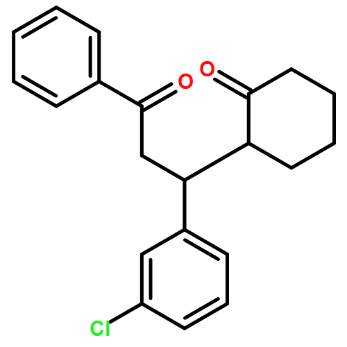 Cyclohexanone, 2-[(1R)-1-(3-chlorophenyl)-3-oxo-3-phenylpropyl]-, (2S)-