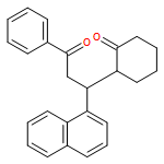 Cyclohexanone, 2-[(1R)-1-(1-naphthalenyl)-3-oxo-3-phenylpropyl]-, (2S)-