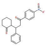 Cyclohexanone, 2-[(1R)-3-(4-nitrophenyl)-3-oxo-1-phenylpropyl]-, (2S)-