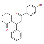 Cyclohexanone, 2-[(1R)-3-(4-bromophenyl)-3-oxo-1-phenylpropyl]-, (2S)-