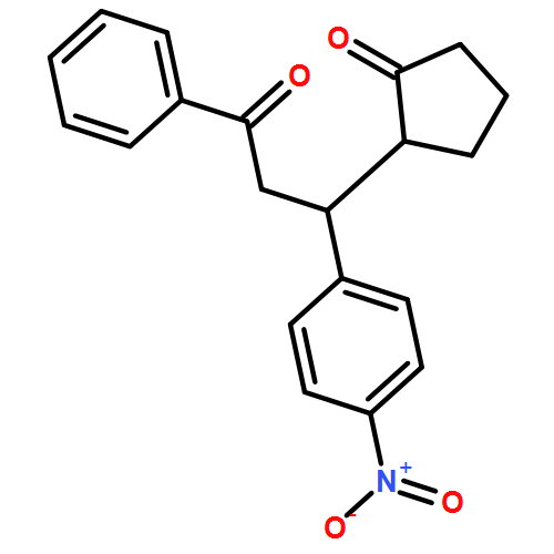 Cyclopentanone, 2-[(1R)-1-(4-nitrophenyl)-3-oxo-3-phenylpropyl]-, (2S)-