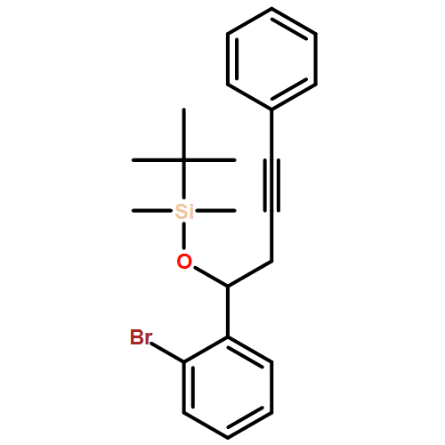 Benzene, 1-bromo-2-[1-[[(1,1-dimethylethyl)dimethylsilyl]oxy]-4-phenyl-3-butyn-1-yl]-