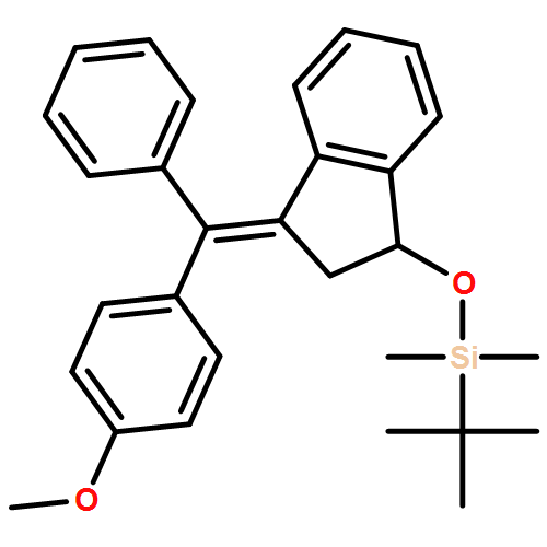 1H-Indene, 1-[[(1,1-dimethylethyl)dimethylsilyl]oxy]-2,3-dihydro-3-[(4-methoxyphenyl)phenylmethylene]-, (3Z)-