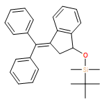 1H-Indene, 1-[[(1,1-dimethylethyl)dimethylsilyl]oxy]-3-(diphenylmethylene)-2,3-dihydro-