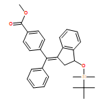 Benzoic acid, 4-[(Z)-[3-[[(1,1-dimethylethyl)dimethylsilyl]oxy]-2,3-dihydro-1H-inden-1-ylidene]phenylmethyl]-, methyl ester