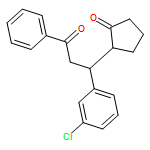 Cyclopentanone, 2-[(1R)-1-(3-chlorophenyl)-3-oxo-3-phenylpropyl]-, (2S)-