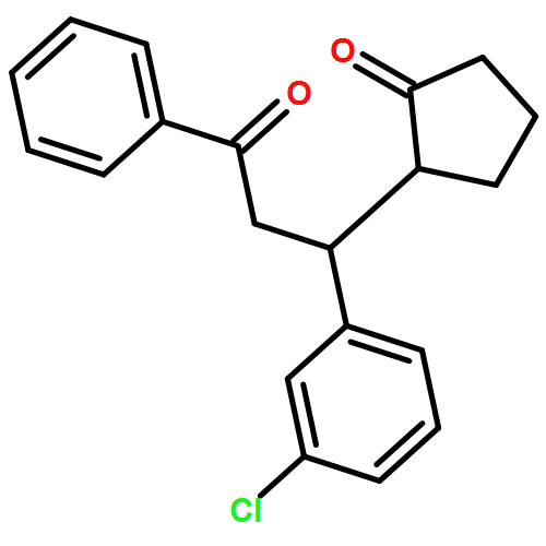 Cyclopentanone, 2-[(1R)-1-(3-chlorophenyl)-3-oxo-3-phenylpropyl]-, (2S)-