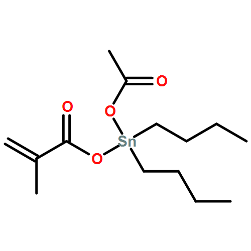 2-Propenoic acid, 2-methyl-, (acetyloxy)dibutylstannyl ester