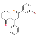 Cyclohexanone, 2-[(1R)-3-(3-bromophenyl)-3-oxo-1-phenylpropyl]-, (2S)-