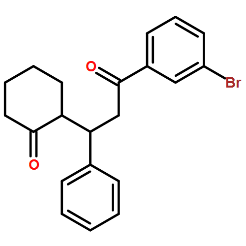 Cyclohexanone, 2-[(1R)-3-(3-bromophenyl)-3-oxo-1-phenylpropyl]-, (2S)-