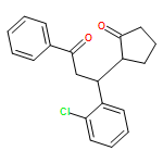 Cyclopentanone, 2-[(1R)-1-(2-chlorophenyl)-3-oxo-3-phenylpropyl]-, (2S)-