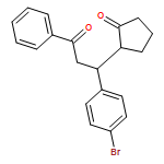 Cyclopentanone, 2-[(1R)-1-(4-bromophenyl)-3-oxo-3-phenylpropyl]-, (2S)-