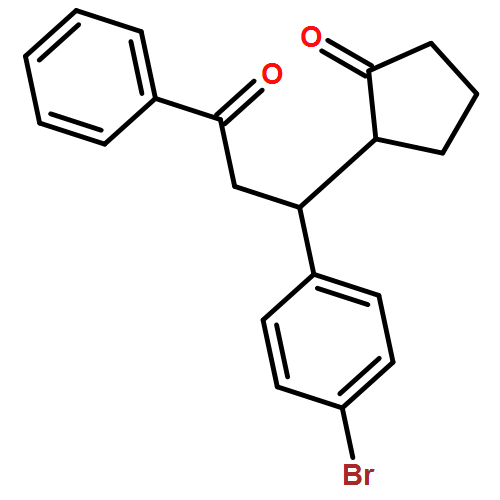 Cyclopentanone, 2-[(1R)-1-(4-bromophenyl)-3-oxo-3-phenylpropyl]-, (2S)-