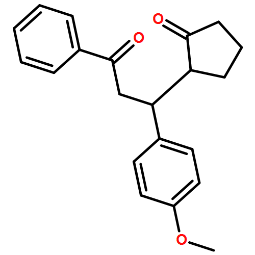 Cyclopentanone, 2-[(1R)-1-(4-methoxyphenyl)-3-oxo-3-phenylpropyl]-, (2S)-