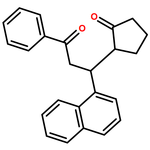 Cyclopentanone, 2-[(1R)-1-(1-naphthalenyl)-3-oxo-3-phenylpropyl]-, (2S)-