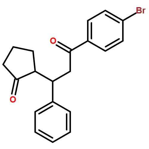 Cyclopentanone, 2-[(1R)-3-(4-bromophenyl)-3-oxo-1-phenylpropyl]-, (2S)-