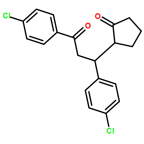 Cyclopentanone, 2-[(1R)-1,3-bis(4-chlorophenyl)-3-oxopropyl]-, (2S)-