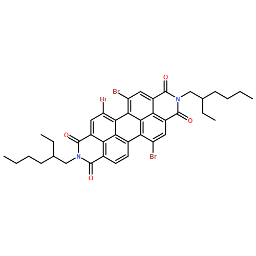 Anthra[2,1,9-def:6,5,10-d'e'f']diisoquinoline-1,3,8,10(2H,9H)-tetrone, 5,6,12-tribromo-2,9-bis(2-ethylhexyl)-