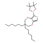 2H-Thieno[3,4-b][1,4]dioxepin, 3,3-dihexyl-3,4-dihydro-6-(4,4,5,5-tetramethyl-1,3,2-dioxaborolan-2-yl)-