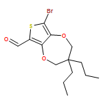 2H-Thieno[3,4-b][1,4]dioxepin-6-carboxaldehyde, 8-bromo-3,4-dihydro-3,3-dipropyl-