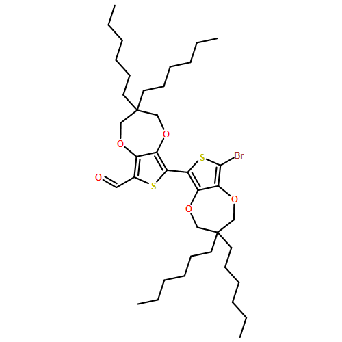 [6,6'-Bi-2H-thieno[3,4-b][1,4]dioxepin]-8-carboxaldehyde, 8'-bromo-3,3,3',3'-tetrahexyl-3,3',4,4'-tetrahydro-