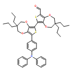 [6,6'-Bi-2H-thieno[3,4-b][1,4]dioxepin]-8-carboxaldehyde, 8'-[4-(diphenylamino)phenyl]-3,3',4,4'-tetrahydro-3,3,3',3'-tetrapropyl-