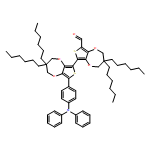 [6,6'-Bi-2H-thieno[3,4-b][1,4]dioxepin]-8-carboxaldehyde, 8'-[4-(diphenylamino)phenyl]-3,3,3',3'-tetrahexyl-3,3',4,4'-tetrahydro-