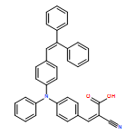 2-Propenoic acid, 2-cyano-3-[4-[[4-(2,2-diphenylethenyl)phenyl]phenylamino]phenyl]-