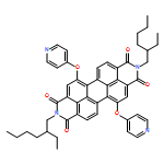 Anthra[2,1,9-def:6,5,10-d'e'f']diisoquinoline-1,3,8,10(2H,9H)-tetrone, 2,9-bis(2-ethylhexyl)-5,12-bis(4-pyridinyloxy)-