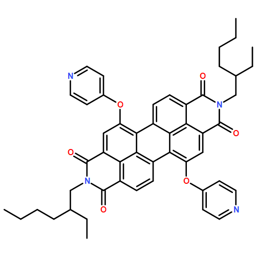 Anthra[2,1,9-def:6,5,10-d'e'f']diisoquinoline-1,3,8,10(2H,9H)-tetrone, 2,9-bis(2-ethylhexyl)-5,12-bis(4-pyridinyloxy)-