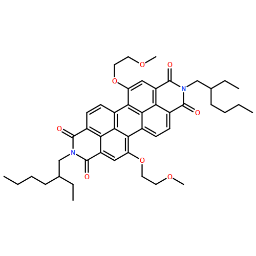 Anthra[2,1,9-def:6,5,10-d'e'f']diisoquinoline-1,3,8,10(2H,9H)-tetrone, 2,9-bis(2-ethylhexyl)-5,12-bis(2-methoxyethoxy)-