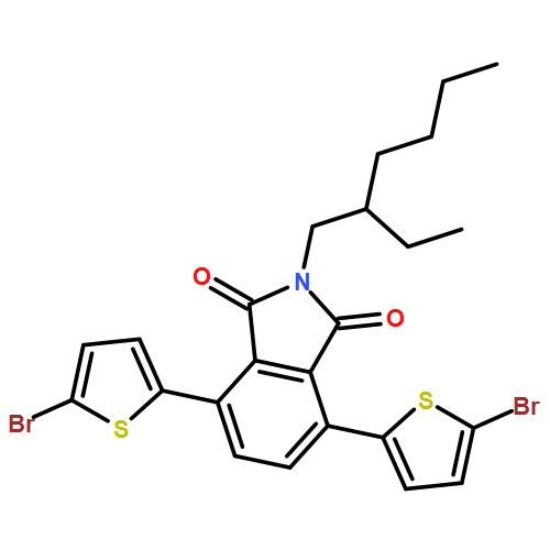 1H-Isoindole-1,3(2H)-dione, 4,7-bis(5-bromo-2-thienyl)-2-(2-ethylhexyl)-