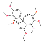 1(8aH)-Azulenone, 3-ethoxy-4,5,6-trimethoxy-8a-(2,3,4-trimethoxyphenyl)-