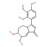 1(3aH)-Azulenone, 4,5,6,7-tetrahydro-6,7-dimethoxy-3-(2,3,4-trimethoxyphenyl)-, (3aR,6R,7S)-rel-