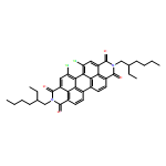 Anthra[2,1,9-def:6,5,10-d'e'f']diisoquinoline-1,3,8,10(2H,9H)-tetrone, 5,6-dichloro-2,9-bis(2-ethylhexyl)-