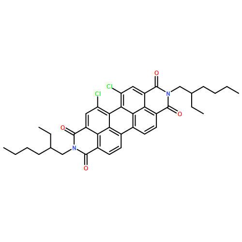 Anthra[2,1,9-def:6,5,10-d'e'f']diisoquinoline-1,3,8,10(2H,9H)-tetrone, 5,6-dichloro-2,9-bis(2-ethylhexyl)-