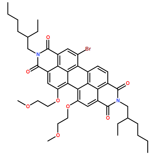 Anthra[2,1,9-def:6,5,10-d'e'f']diisoquinoline-1,3,8,10(2H,9H)-tetrone, 12-bromo-2,9-bis(2-ethylhexyl)-5,6-bis(2-methoxyethoxy)-